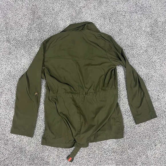 Anthropologie Gisborne Anorak Olive Green Safari Jacket Women’s Size Medium - Picture 12 of 12